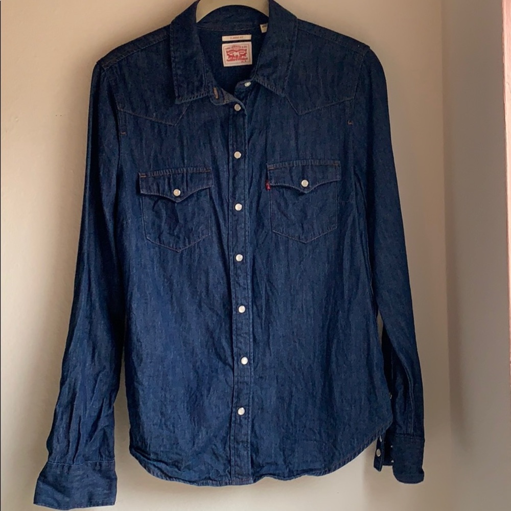 Levi’s western denim button up